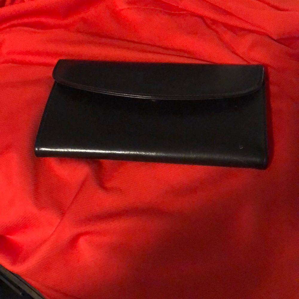 Coach wallet with check book accessory